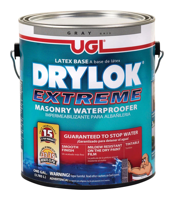 Extreme Matte Gray Tintable Latex Waterproof Sealer 1 Gallon
