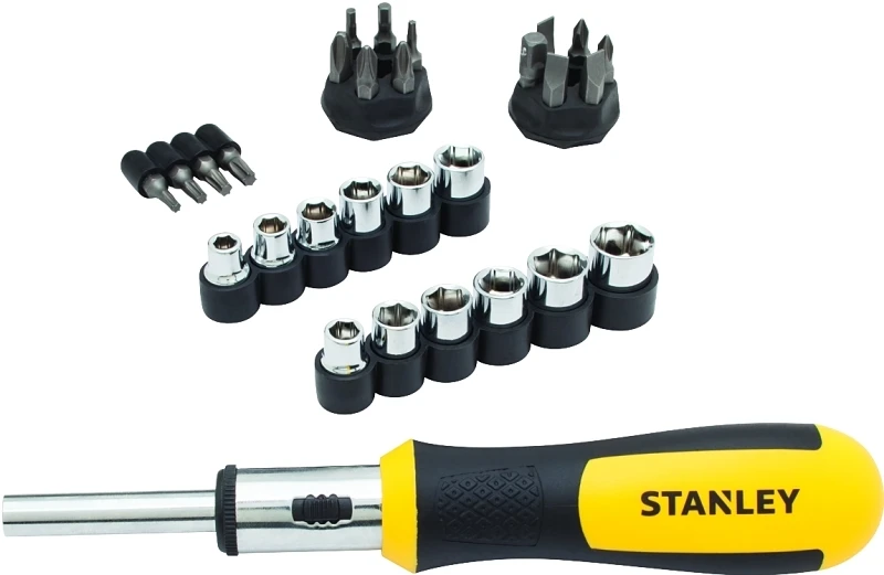 54-925 29 Piece Multibit Ratcheting Screwdriver And Socket Set