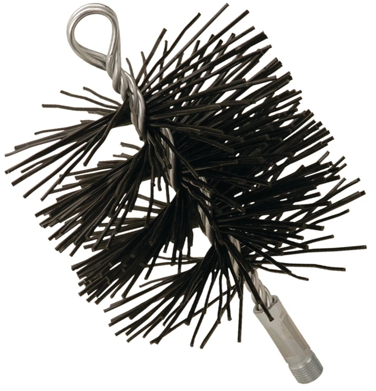 Br0079 8-inch Chimney Cleaning Brush With 3/8-inch Npsm Male Thread