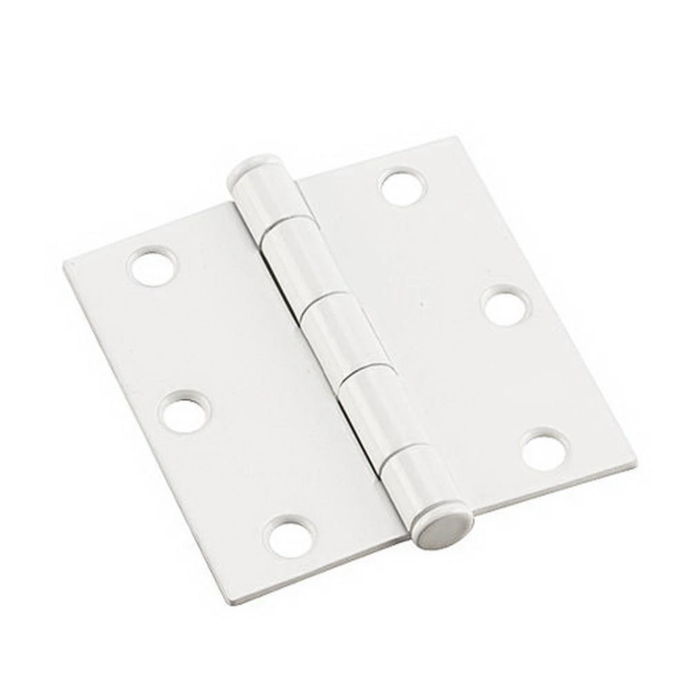 3'' Full Mortise Inset White Hinge (1-Pair)