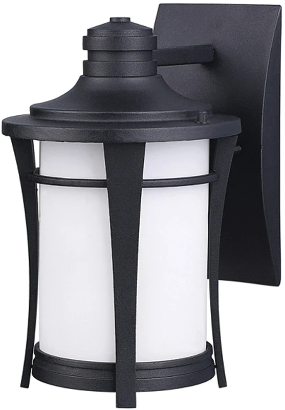Maya 1 Bulb Outdoor Wall Sconce In Black - Model Iol138bk