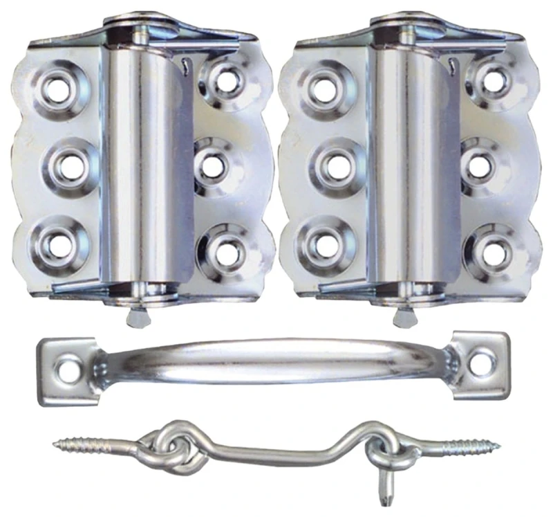 Brass Screen Door Hardware Set - Ideal Security Model Sk922