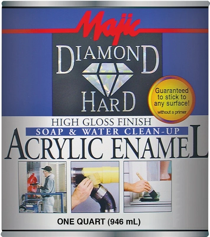 Diamondhard Acrylic Enamel Paint, Off White, 1 Quart, Model 8-1519-2
