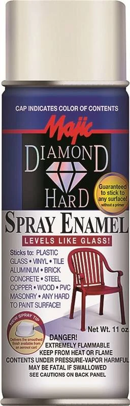 Diamondhard Gloss Off White Spray Paint, 11 Ounce Can