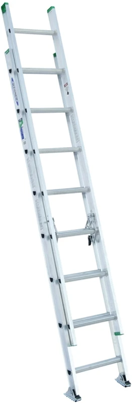 16 Ft Aluminum Extension Ladder Type Ii 225 Lb Capacity D1216-2