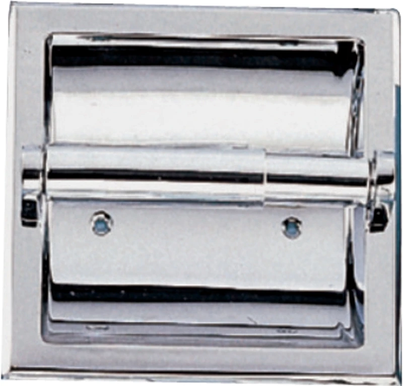 Chrome Recessed Toilet Paper Holder Model Csc 107-3l For Modern Bathrooms