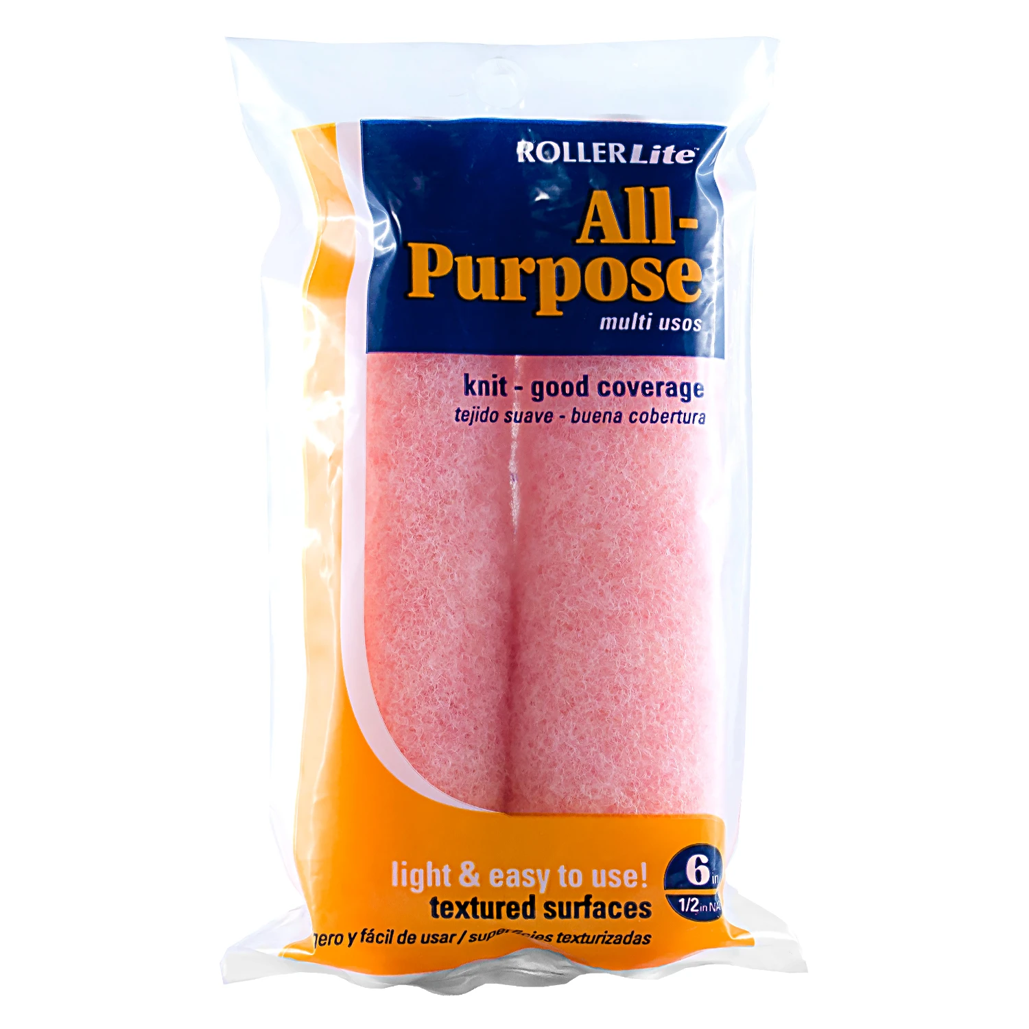 Quali-tech 6 In. X 1/2 In. Polyester Mini Paint Roller Covers Refill 2 Pk - Model 6ap050d