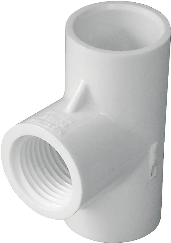 1/2-inch Diameter 90-degree Pvc Schedule 40 Tee Fitting Model 402005rmc