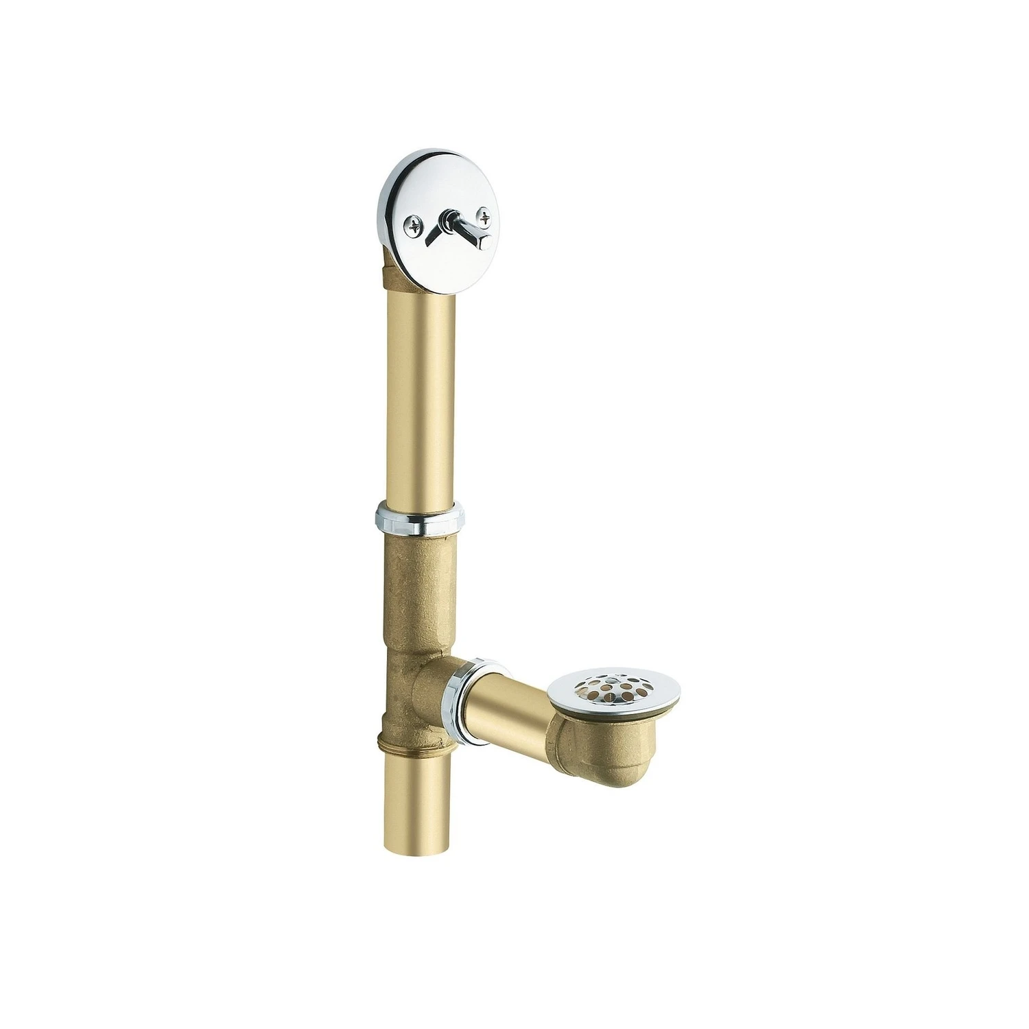 2-3/4 In. Chrome Brass Bath Tub Drain Assembly Model 90410