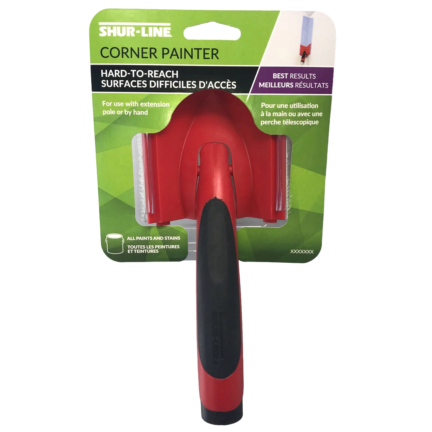 3.25 In. W Comfort Grip Corner Painter Applicator For Edges And Corners