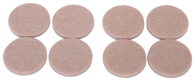 Heavy Duty Self-adhesive Round Furniture Pads, 1.5 Inch Diameter, Beige