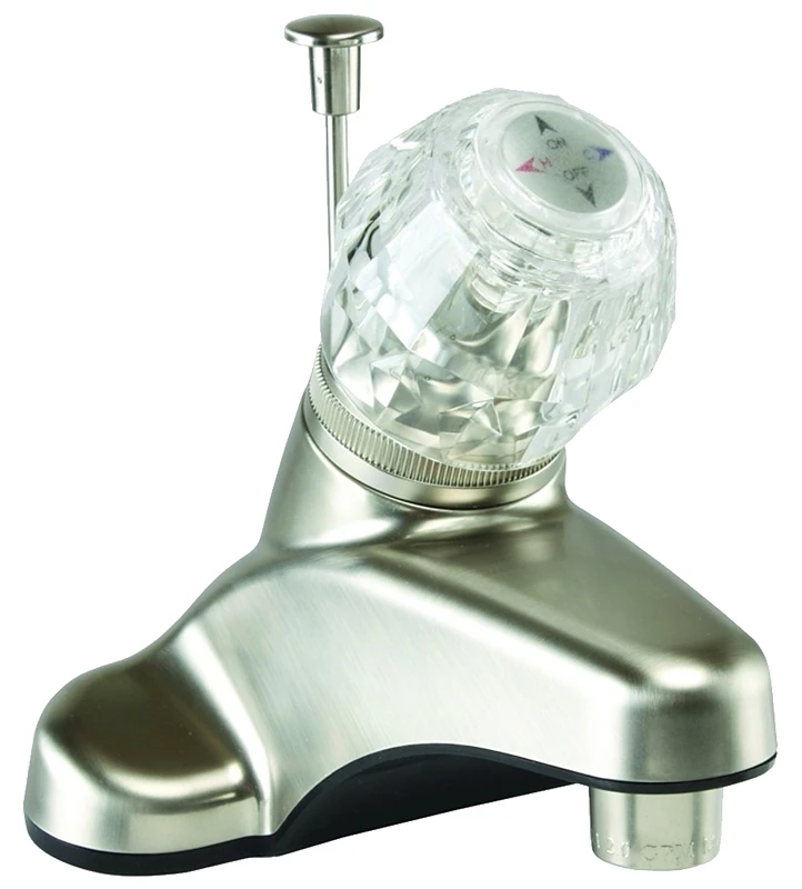 1-handle Lavatory Faucet With Pop-up In Brushed Nickel - Model Jy-4100prbn