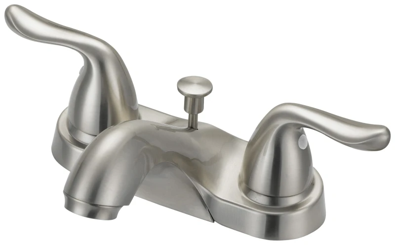 FAUCET LAV 4IN 2HNDL LEVER NIC