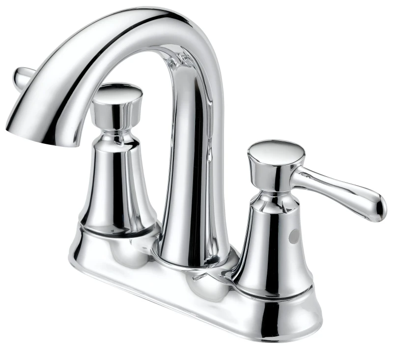 4 Inch Two Handle Lavatory Faucet With Chrome Finish