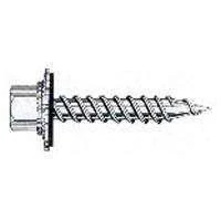 278138 Galvanized Hex Drive Self-piercing Screws, 2 Inch, #9 Thread