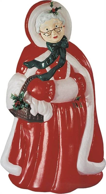 40 Inch Outdoor Blow Mold Mrs. Claus Decoration