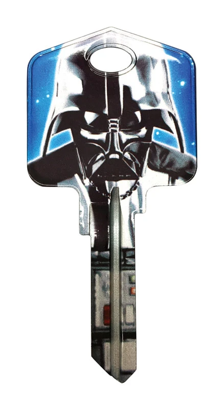 Hillman Star Wars Darth Vader House/Padlock Universal Key Blank Single Hillman Star Wars Darth Vader House/Padlock Universal Key Blank Single