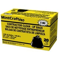 Premium 7 Bushel Heavy-Duty Trash Bags - 20 Pack