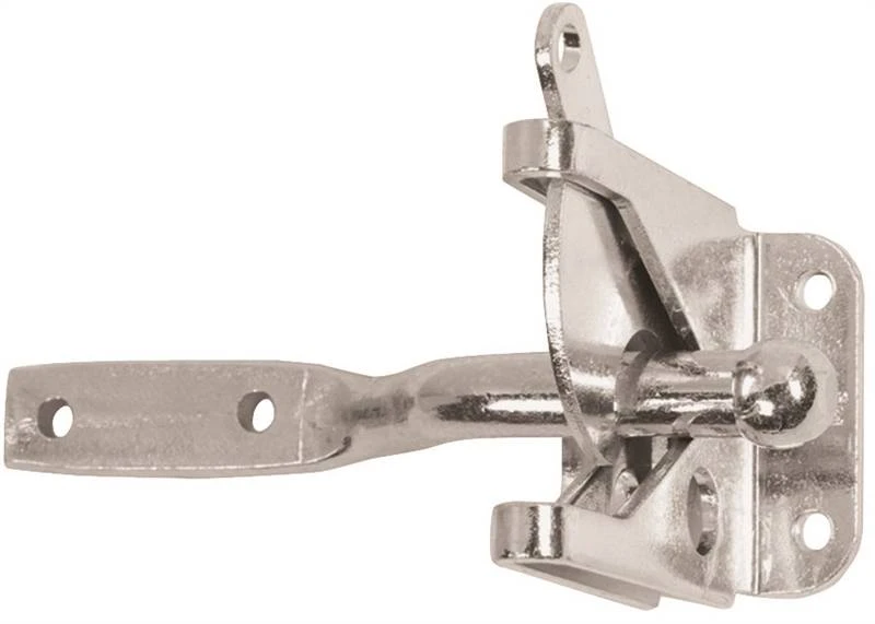 V21 Series S763-827 Galvanized Steel Lockable Gate Latch, 4.44 In Length