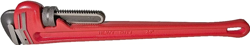 2824 24-inch Heavy-duty Cast Iron Pipe Wrench With Durable Handle