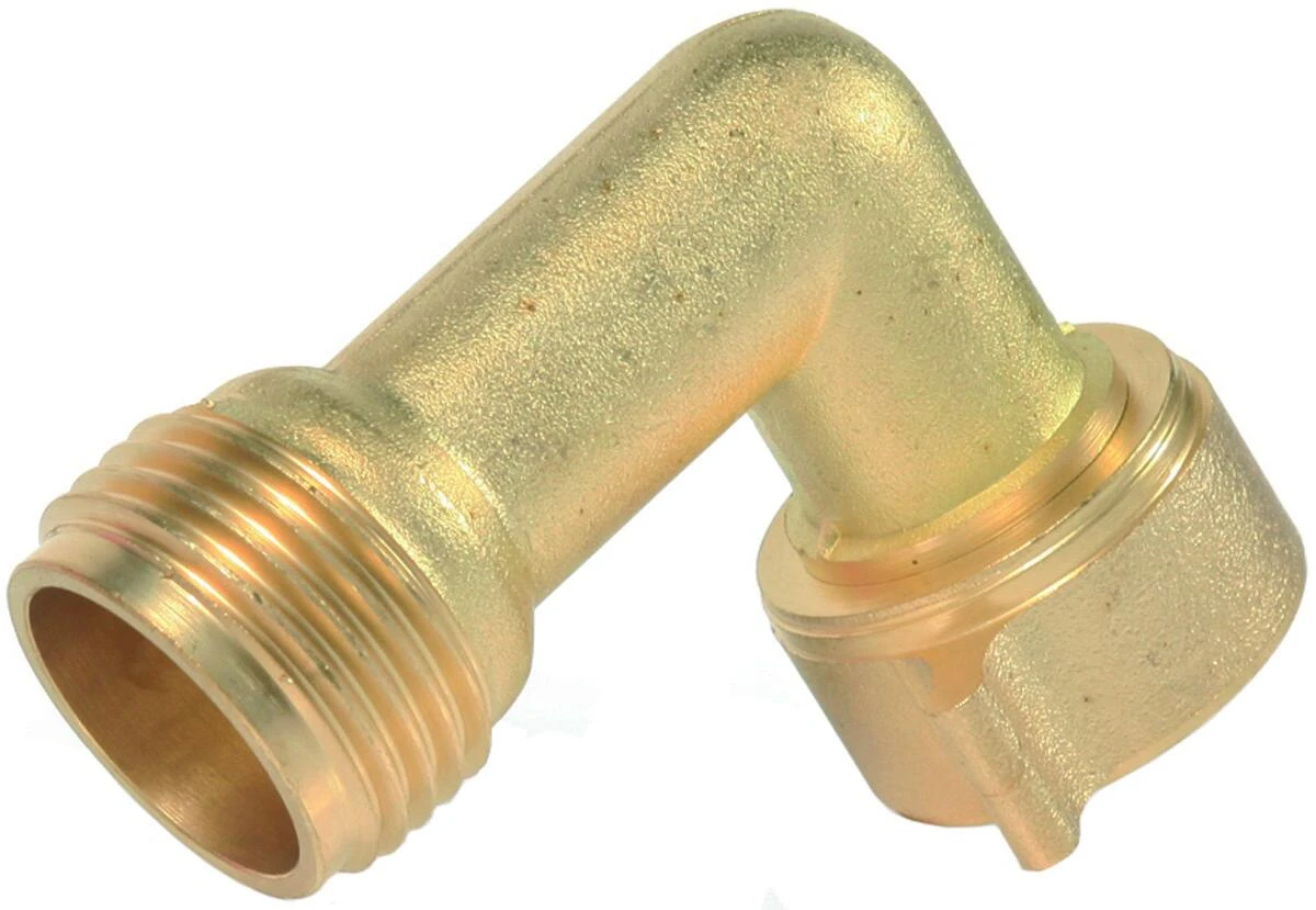 22505-22503 90 Degree Brass Hose Elbow For Rv And Outdoor Use