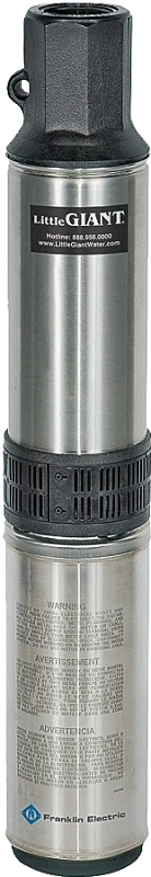 1/2 Hp 3-wire 230 Volt Submersible Deep Well Pump With Control Box