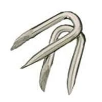 7412 1-inch Smooth Galvanized Staples For Fencing - 50 Pound Box