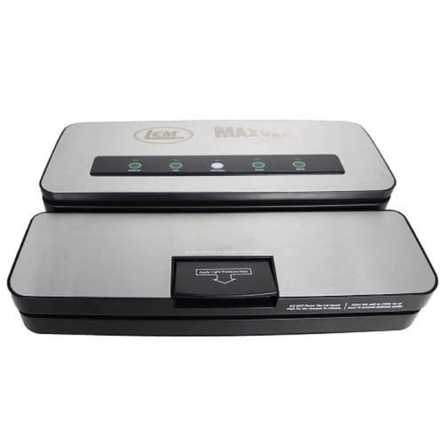Maxvac 250 Industrial Vacuum Sealer With Bag Cutter And Holder, Silver/black