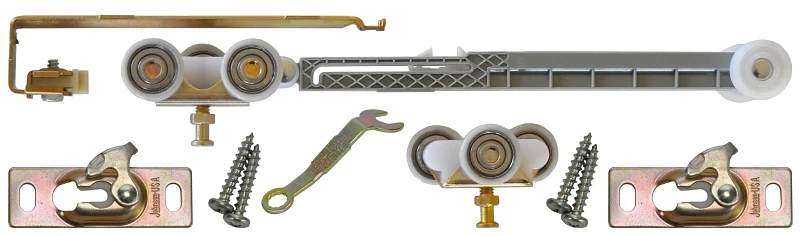 Johnson Hardware 12 in. L Mill Silver Aluminum Soft Close Kit 5 pc