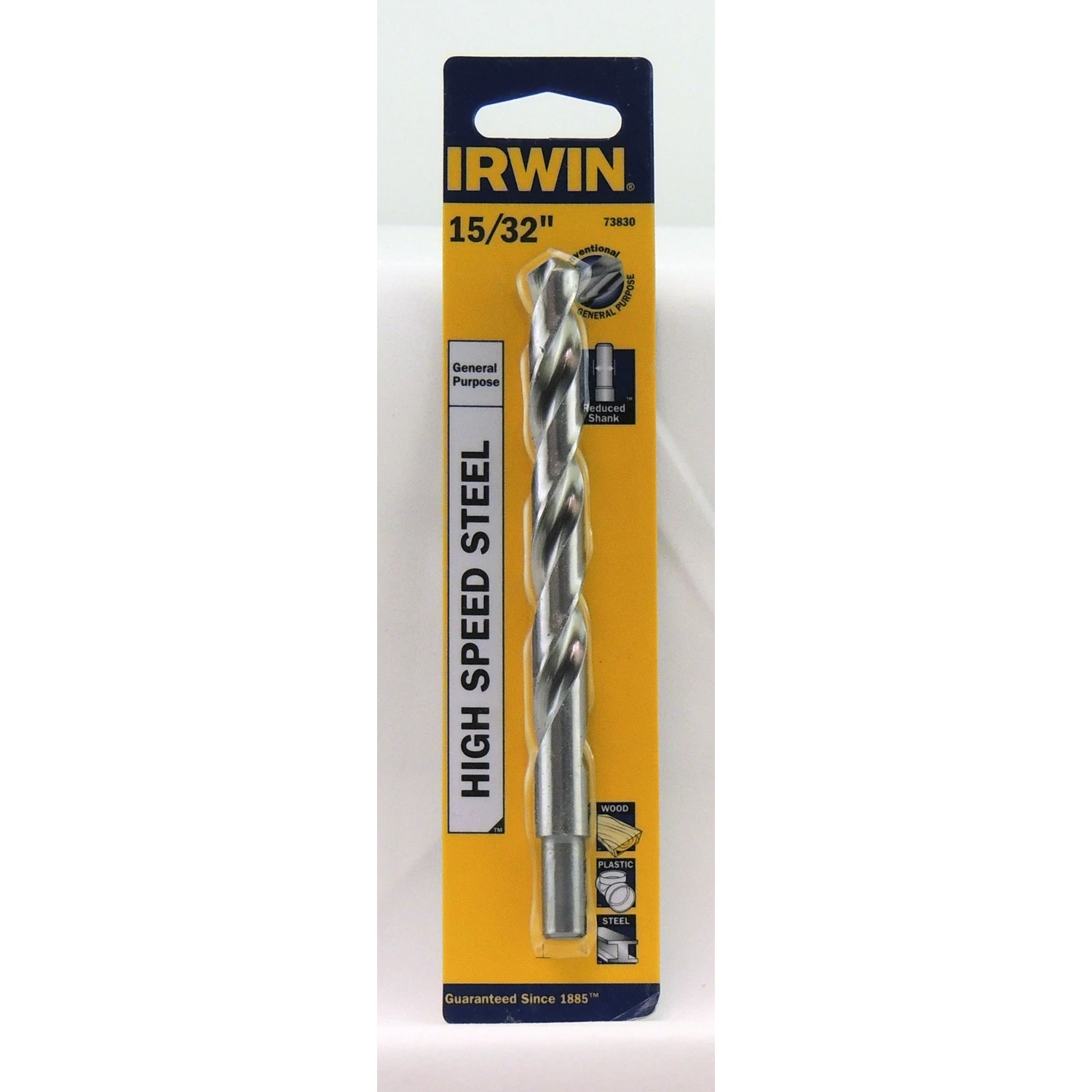 15/32 In. X 5-3/4 In. High Speed Steel Drill Bit Straight Shank