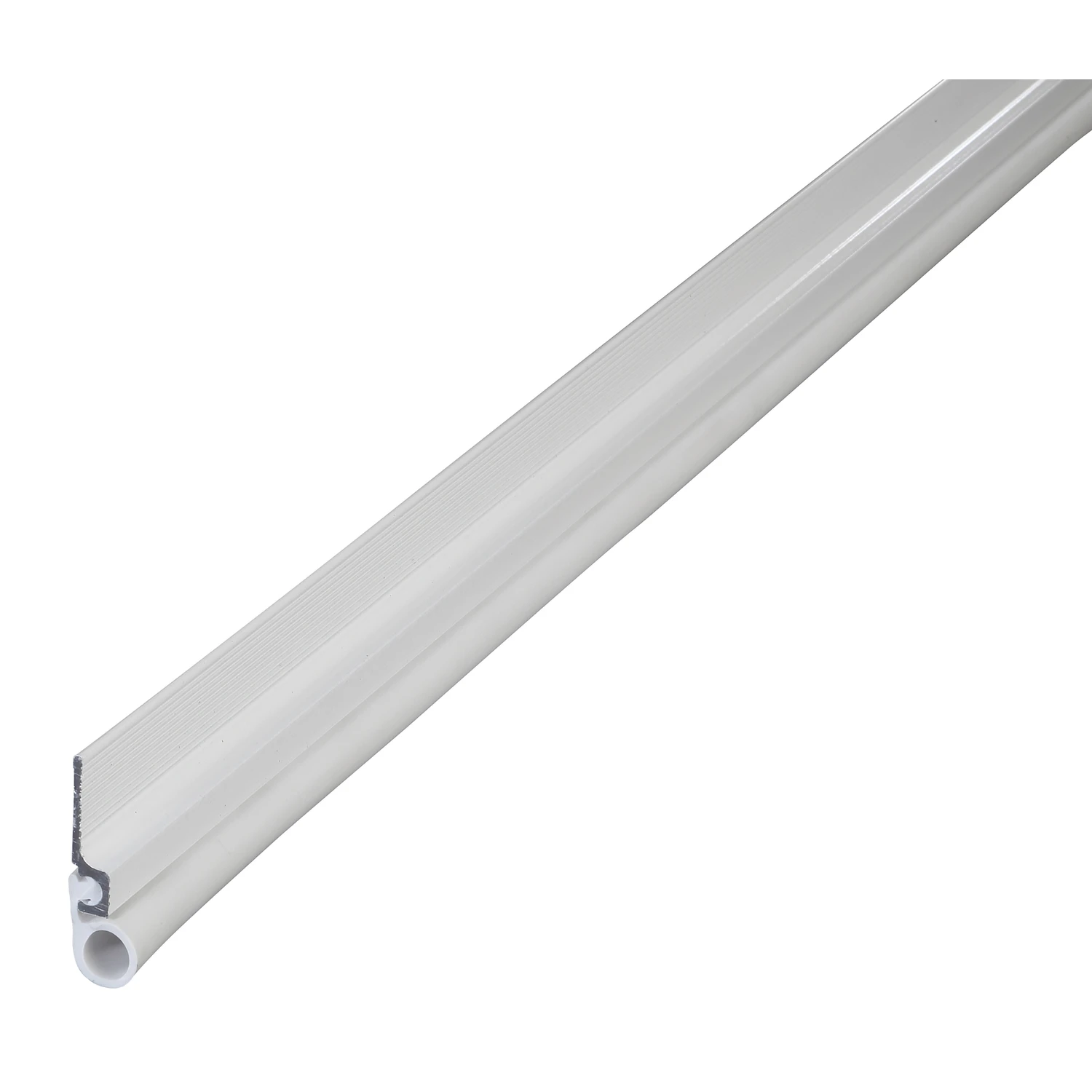 M-D BUILDING PRODUCTS CINCH White Aluminum Door Set Seal For Top/Side Seal 84 in. L X 0.25 in.