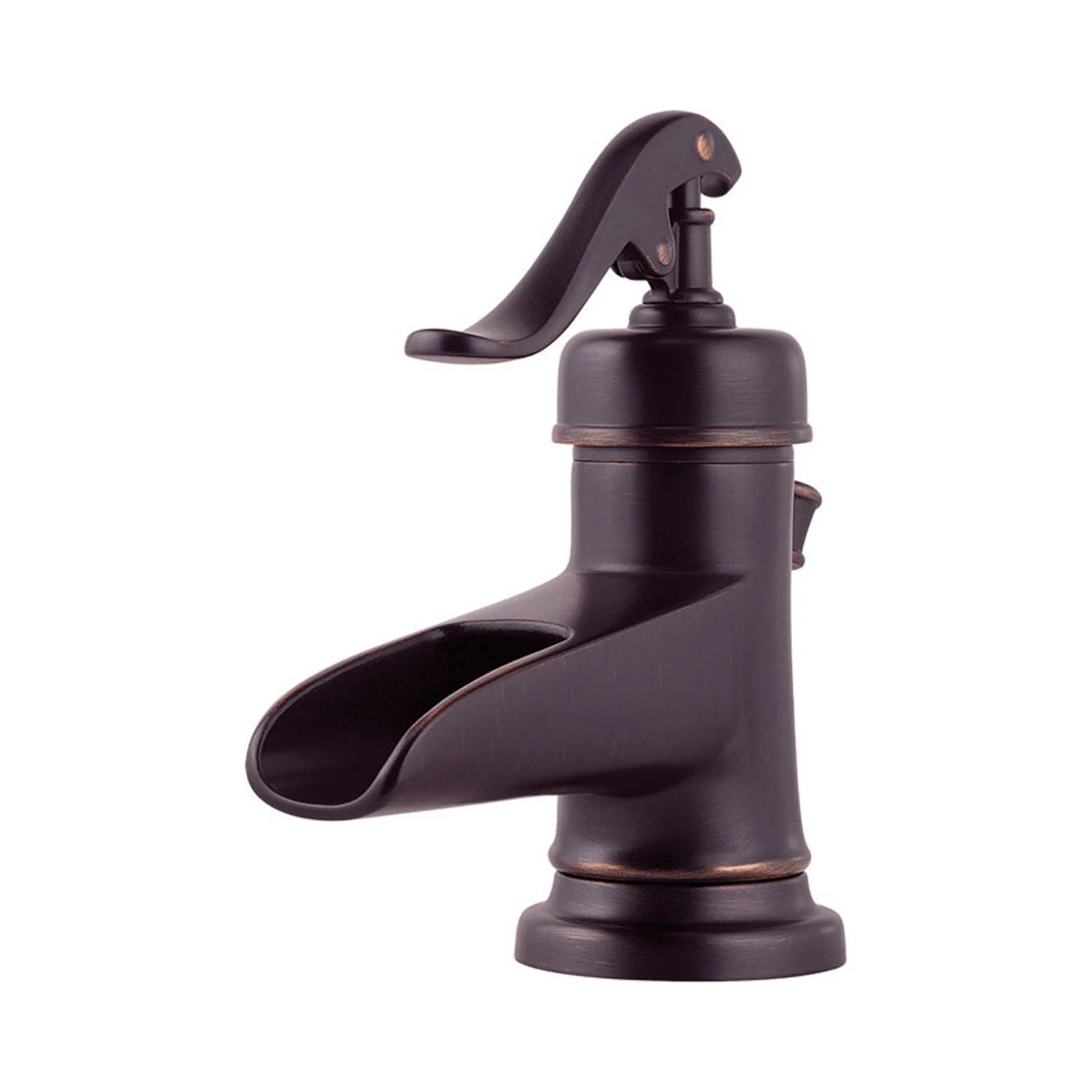 Ashfield Tuscan Bronze Single Handle Bathroom Faucet 4 In. Centerset