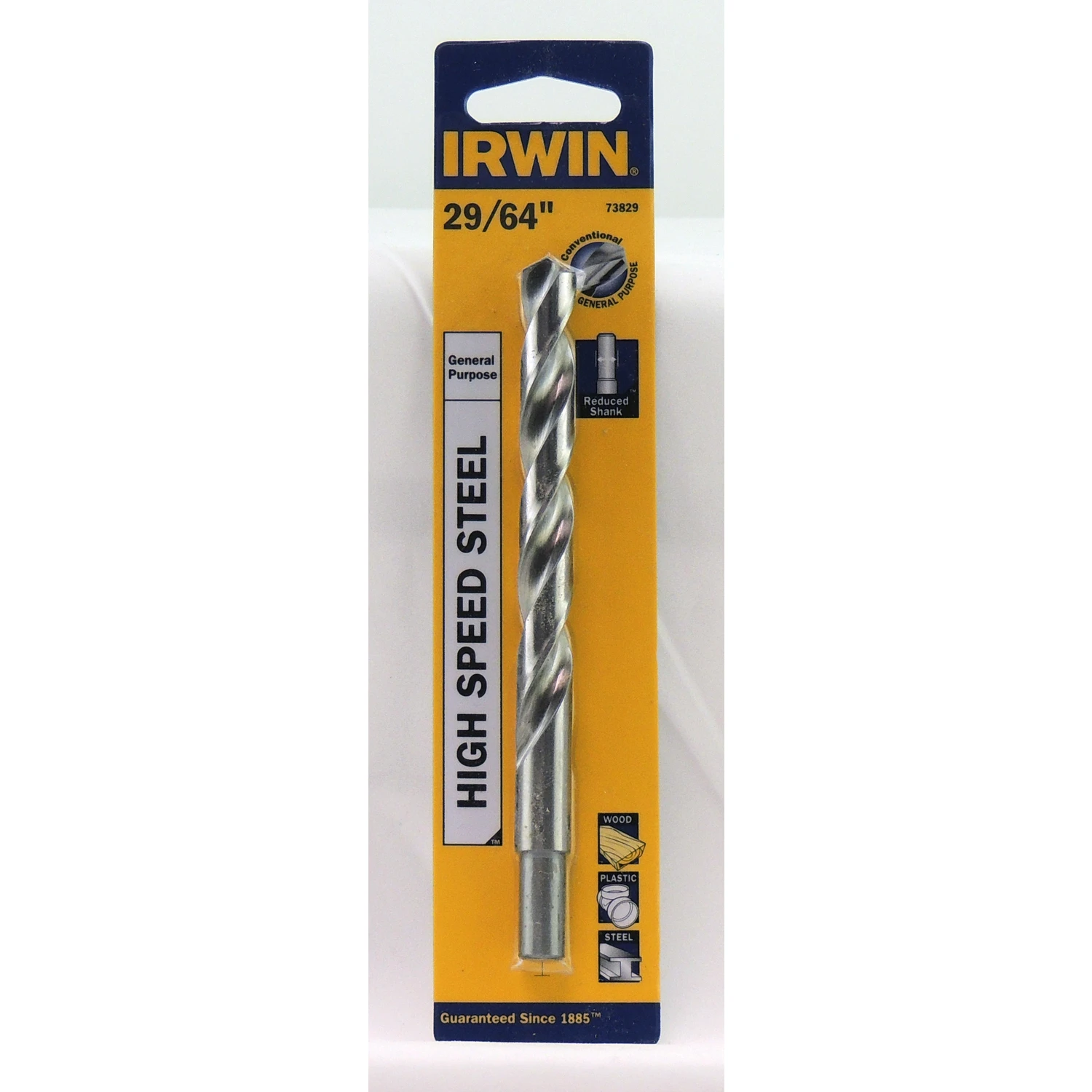 29/64 In. X 5-5/8 In. High Speed Steel Drill Bit - Straight Shank