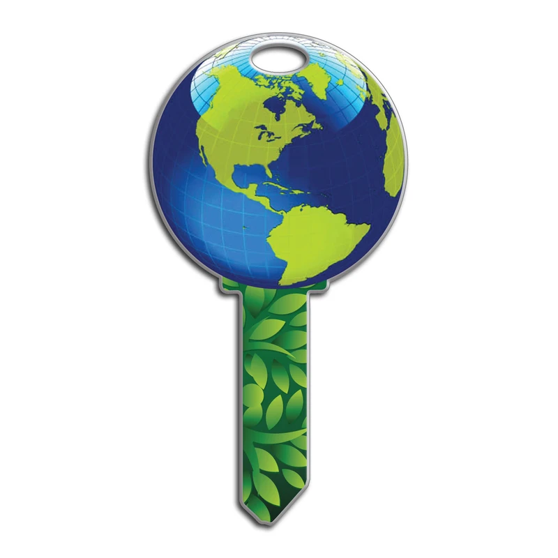 Kw1/11 Earth House Key Blank For Kwikset - Model B127k