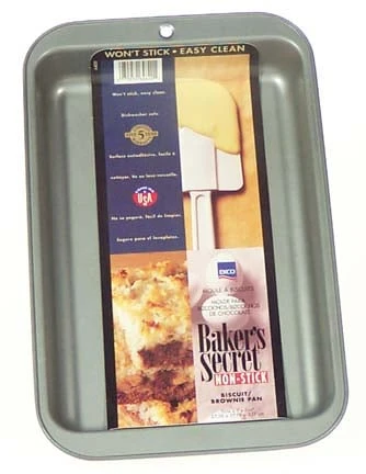 Baker's Secret Non-stick Biscuit And Brownie Pan 10.71" X 7" X 1.38"