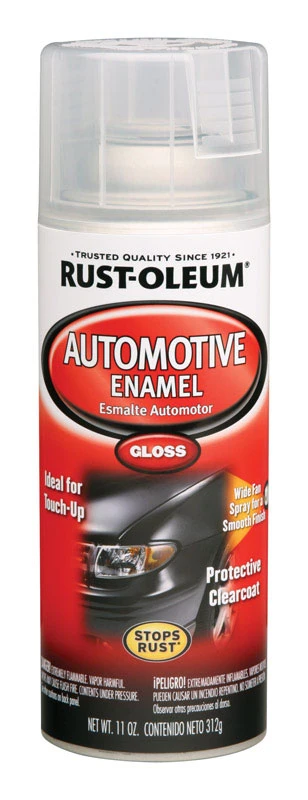 Rust-oleum Automotive Enamel Spray Paint, 12 Oz, Gloss Clear Finish