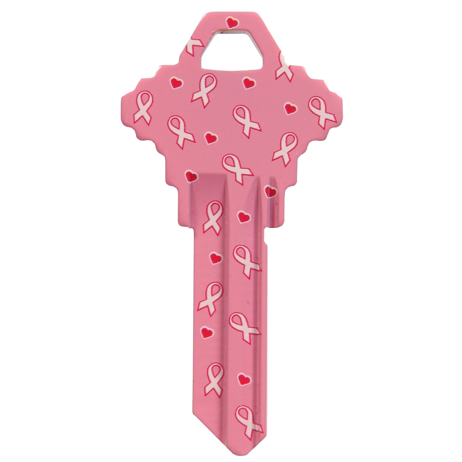 Hillman Breast Cancer Awareness Pink Breast Cancer Ribbon House/Office Universal Key Blank Single Hillman Breast Cancer Awareness Pink Breast Cancer Ribbon House/Office Universal Key Blank Single