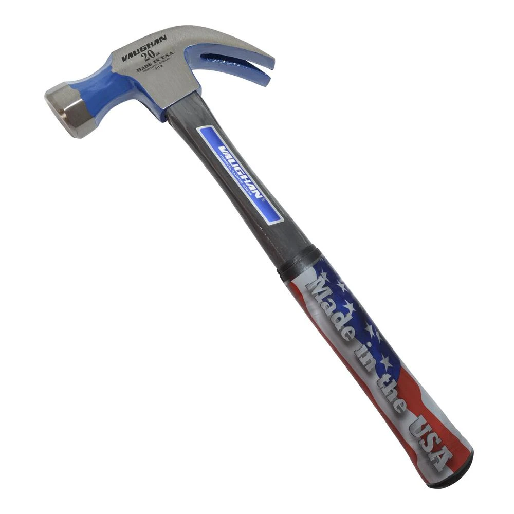 20 Oz. Carbon Steel Nail Hammer With 14 In. Fiberglass Handle - Model Fs20