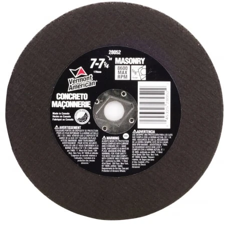 7-inch To 7-1/4-inch Masonry Circular Saw Blade Model 28052