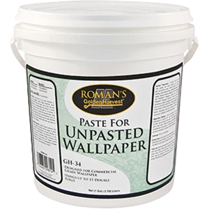 Gh-34 1 Gallon Paste For Unpasted Wallpaper Adhesive
