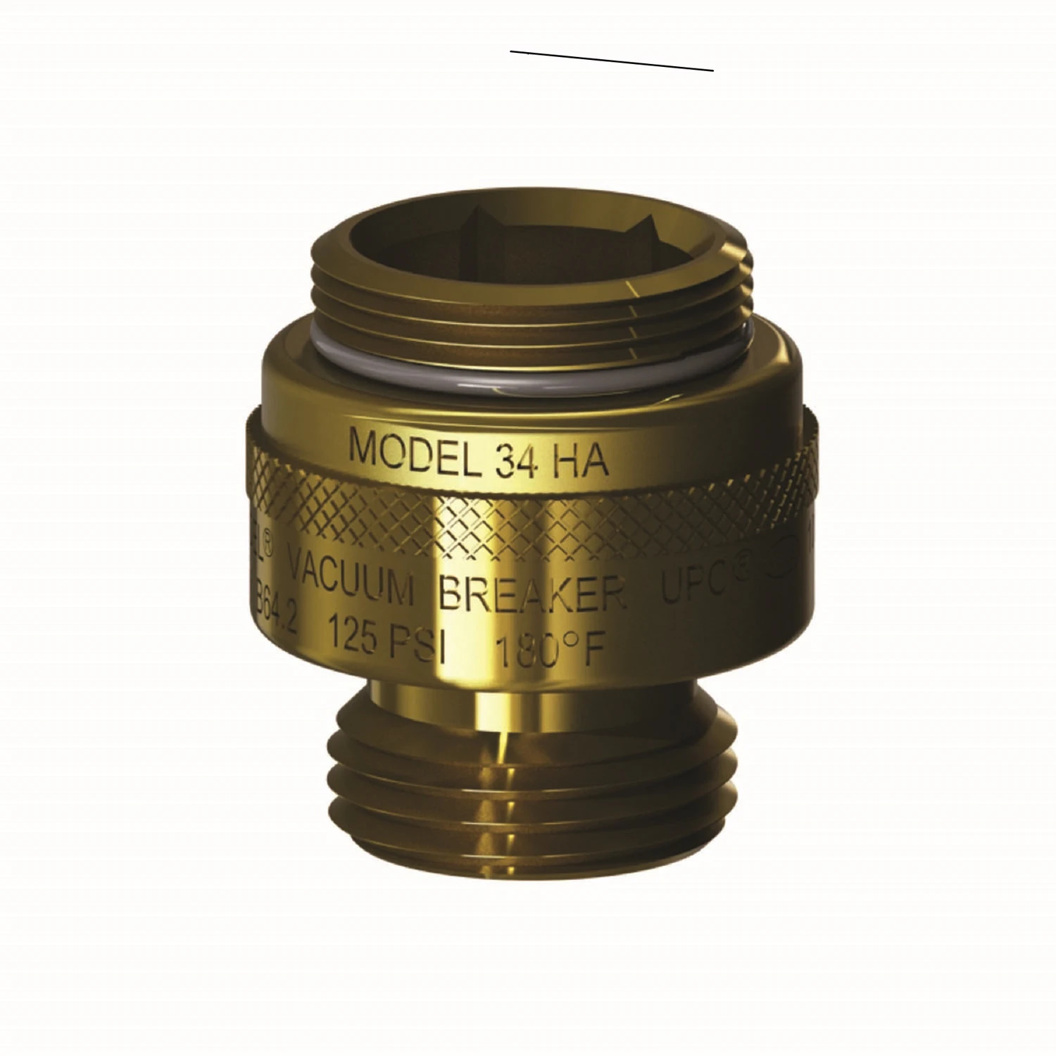 3/4 In. Mht Brass Anti-siphon Vacuum Breaker Model 34ha-br