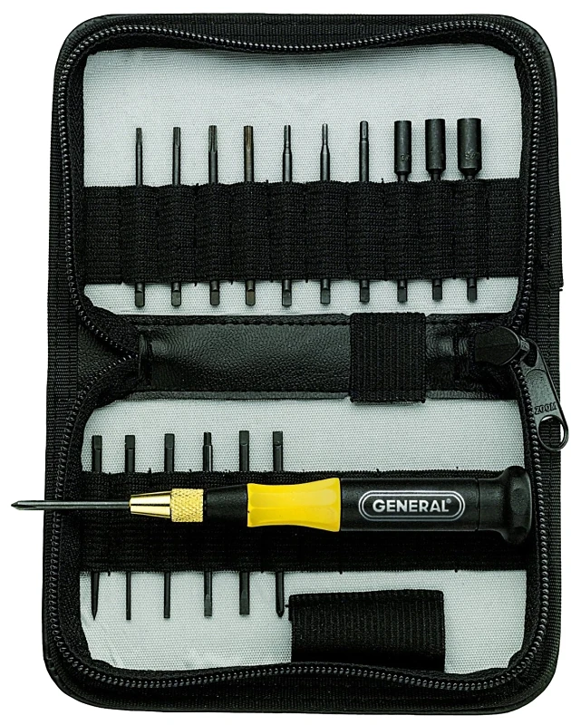 Precision Screwdriver Set 18-piece With Interchangeable Blades