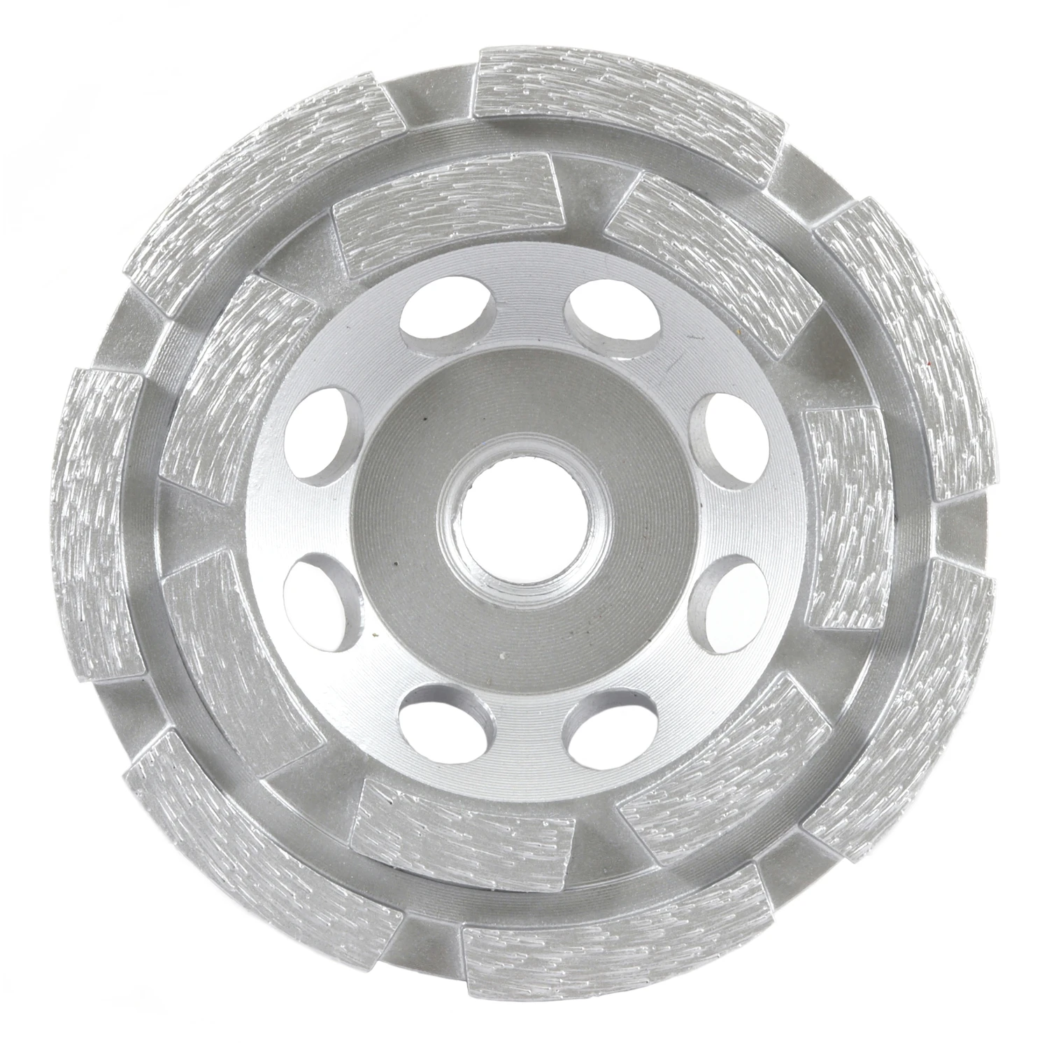 Forney 4 Inch Diamond Cup Grinding Wheel, 5/8 Inch Arbor, 1/4 Inch Thick