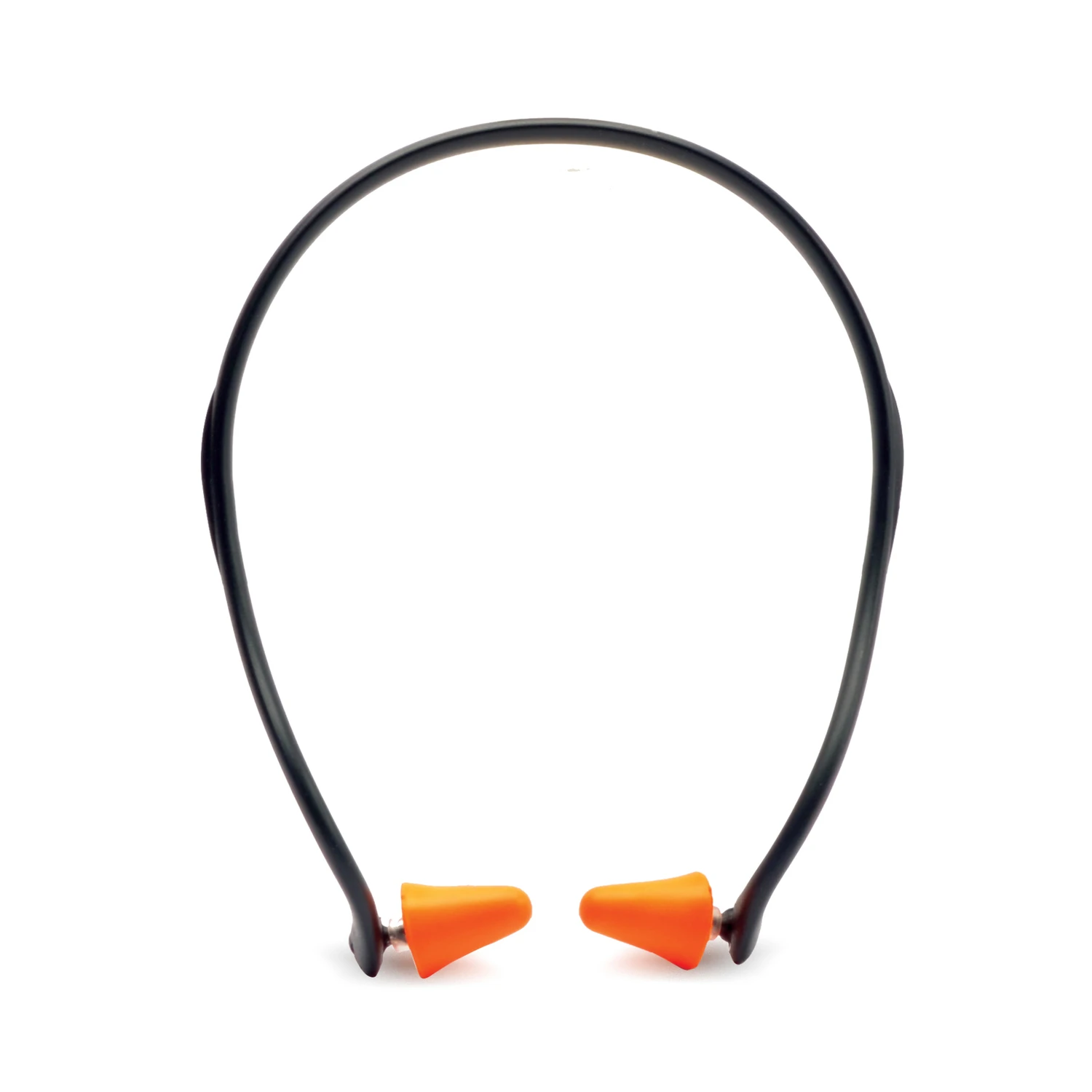 Pro-tek 25 Db Plastic Earplugs With Neckband - Black