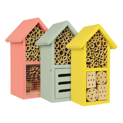 Better Gardens 9 In. H X 3.5 In. W X 5 In. L Dual-chamber Wood Insect House