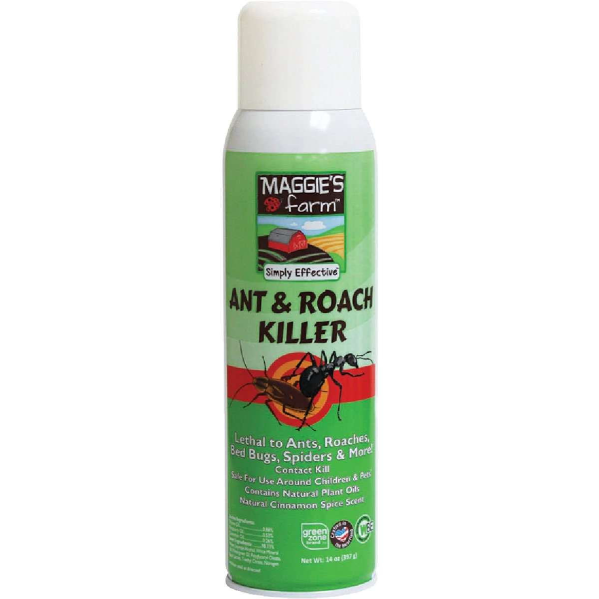 14 Oz. Natural Aerosol Spray Ant & Roach Killer - Mark014