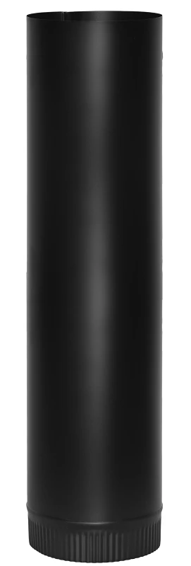 Snaplock 5 In. X 24 In. 1200 F Black Steel Stove Pipe