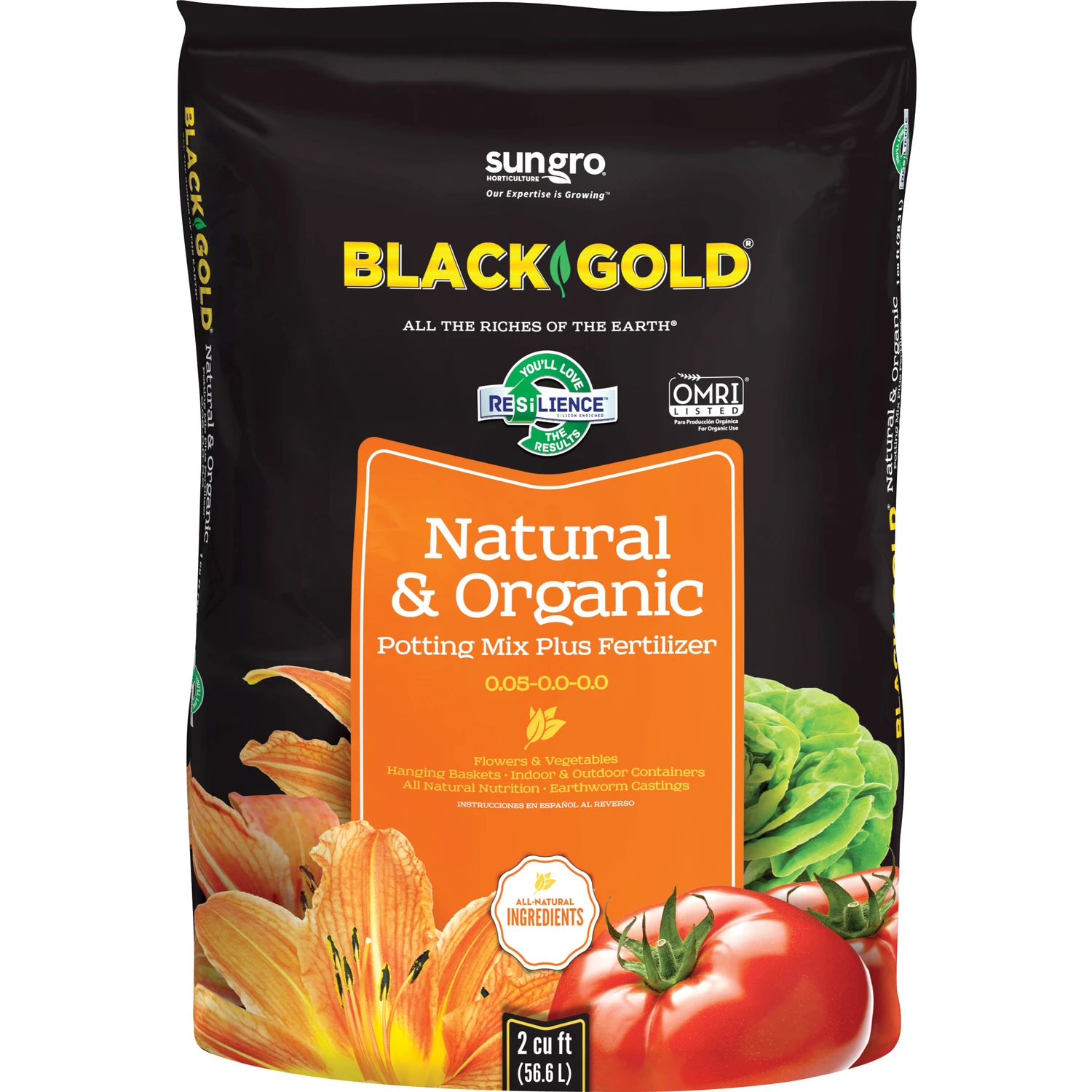 2 Cu. Ft. Organic Potting Soil Mix - All Purpose Natural Blend