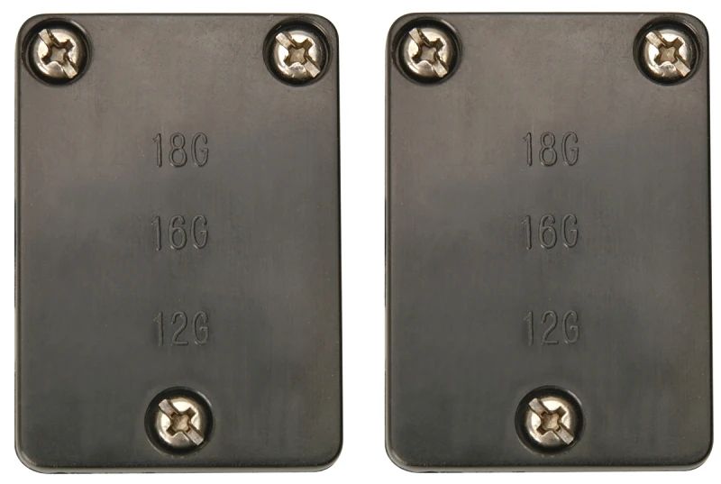 Black Low-voltage Landscape Lighting Cable Connectors (2-pack), Model 11604