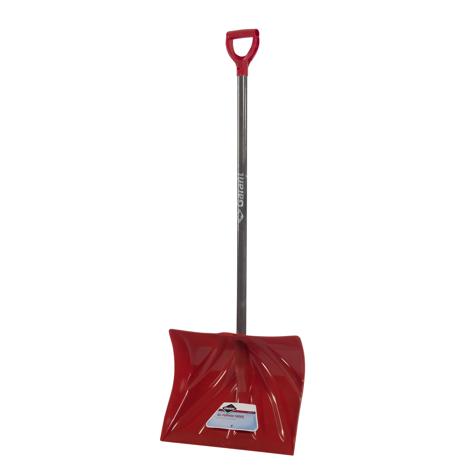 Nordic 18 In. Poly Snow Shovel With 42.25 In. Wood Handle